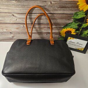 Mark & Graham - Brooklyn Carryall (Black & Tan)
